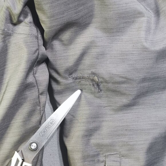 DC 10K waterproof jacket ski/snowboard youth size L grey with graphic design - Picture 11 of 13